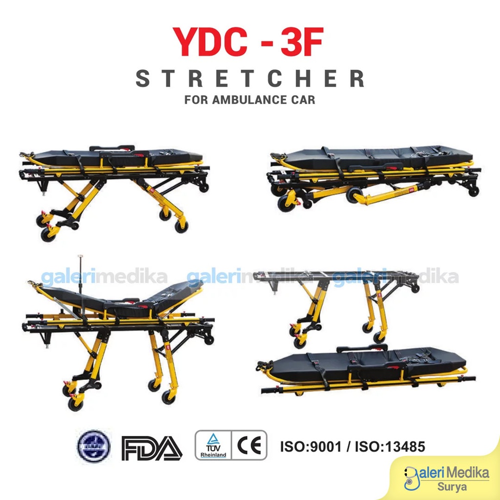 Brankar Ambulans GEA YDC 3FWF Stretcher Ambulance