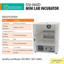 Mini Lab Incubator DigiSystem DSI-060D 6 Liter