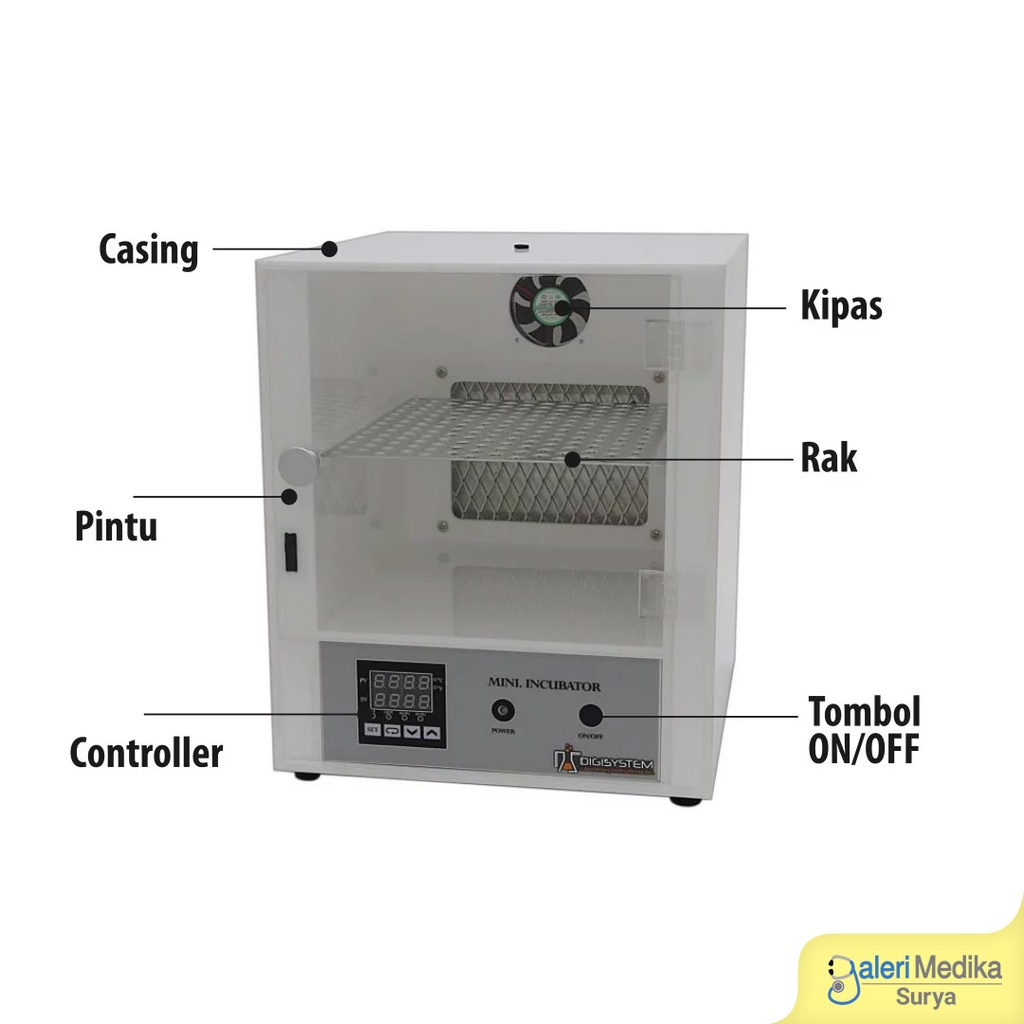 Mini Lab Incubator DigiSystem DSI-060D 6 Liter