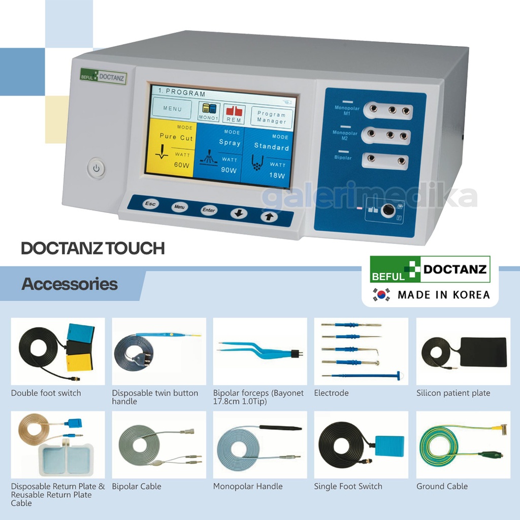 BEFUL DOCTANZ Touch Electrosurgical Unit Touch Screen