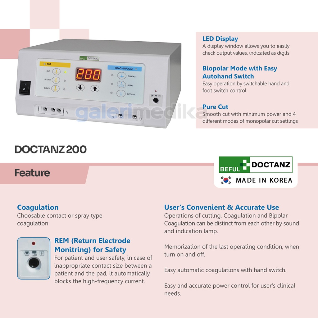 BEFUL DOCTANZ 200S Electrosurgical Unit Alat Bedah Medis