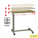 Meja Portable Pasien Indomed Overbed Table