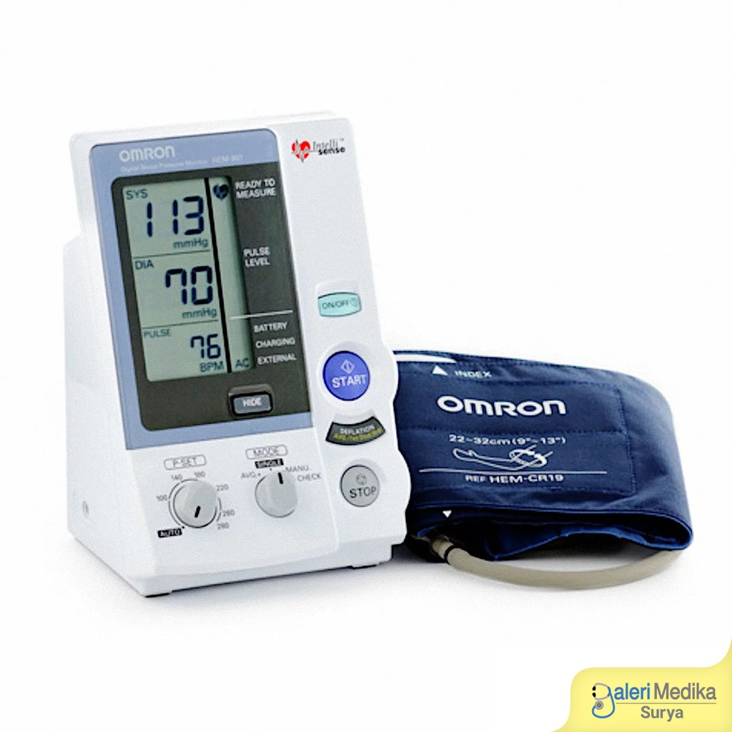 Omron HEM-907 Tensimeter Profesional Medis Dual Mode