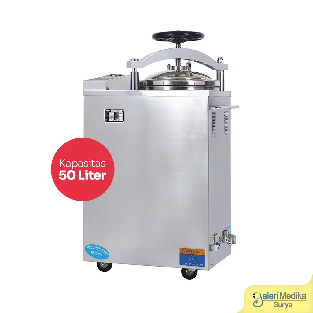 50 Liter Autoclave GEA LS-50HV Pulse Vacuum Steam Sterilizer + Drying Function