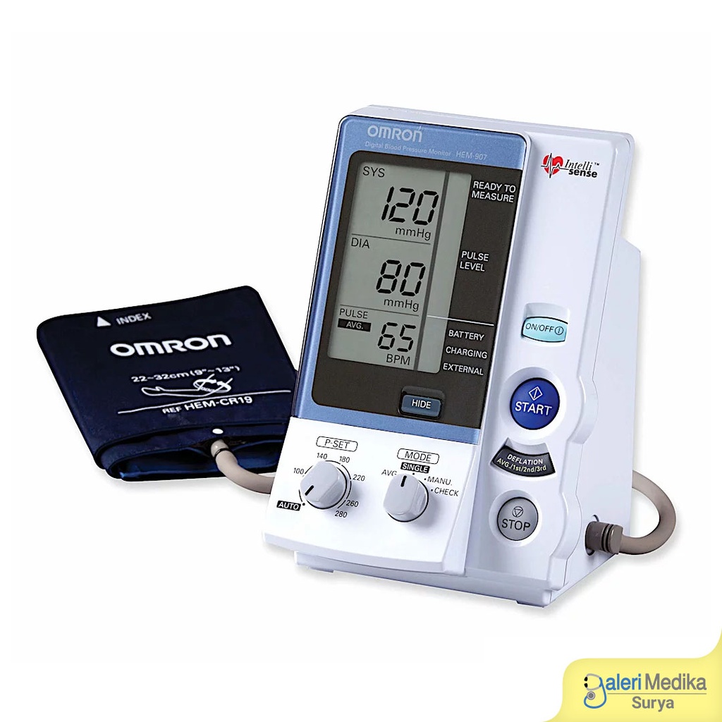 Omron HEM-907 Tensimeter Profesional Medis Dual Mode